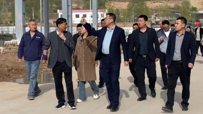 党委书记、董事长刘亚雄一行调研蓝川公司、康甲公司、康乐项目部